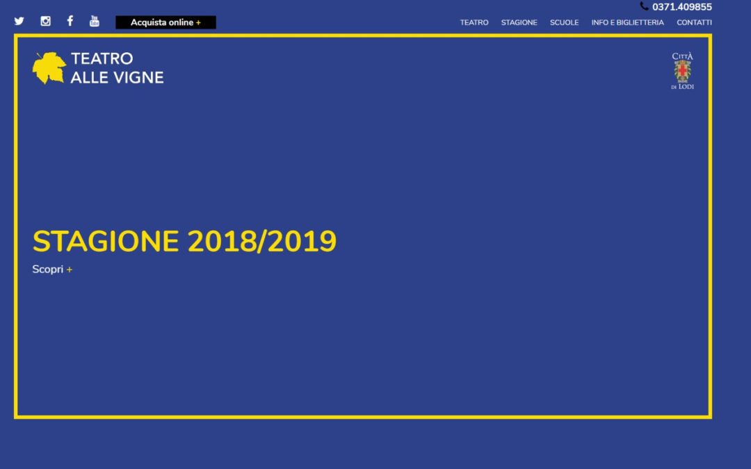 Teatro alle Vigne – stagione 2018 2019