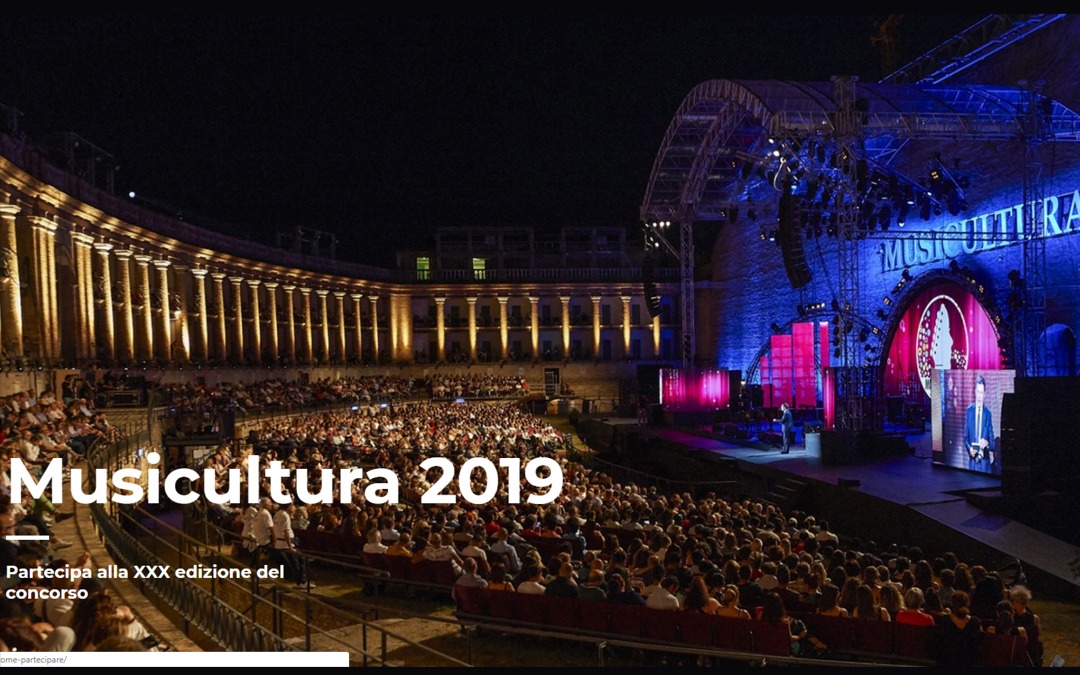 Concorso Musicultura 2019