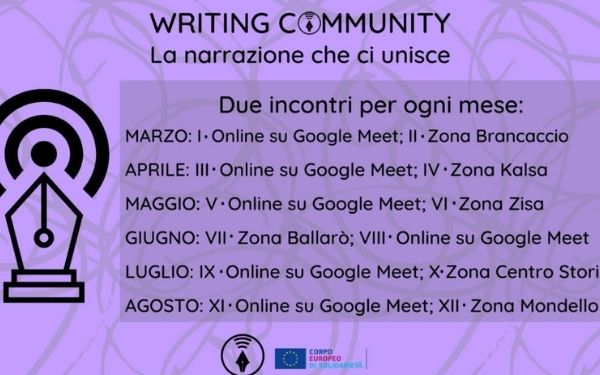 “Writing community, la narrazione che ci unisce”